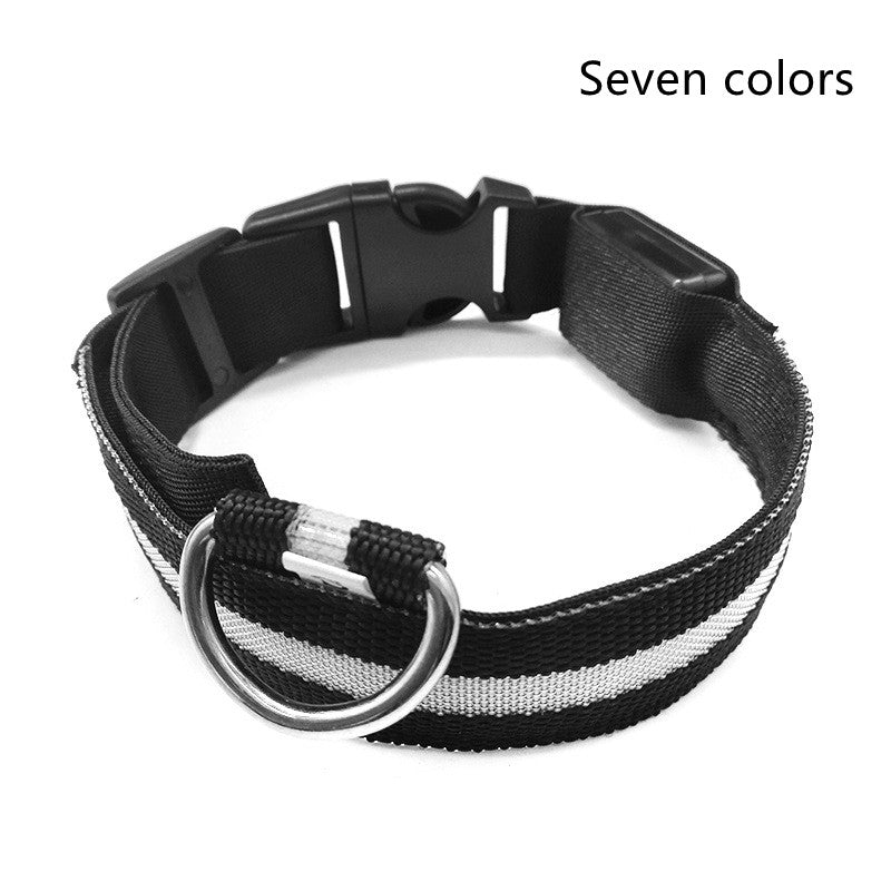 Adjustable LED Glow Collar & Leash for Pets