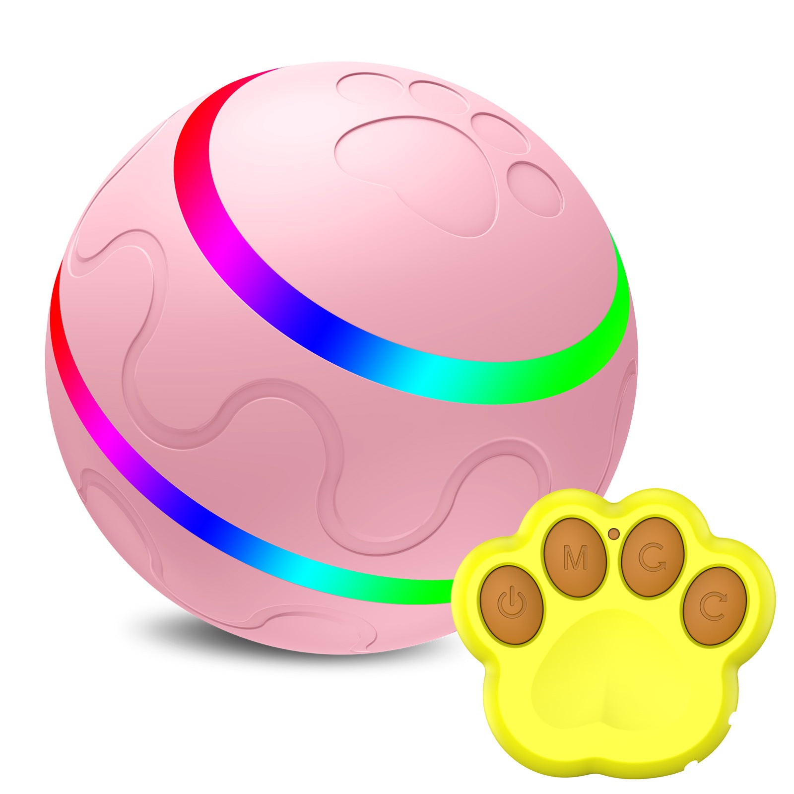USB Self-Rotating Interactive Ball for Cats