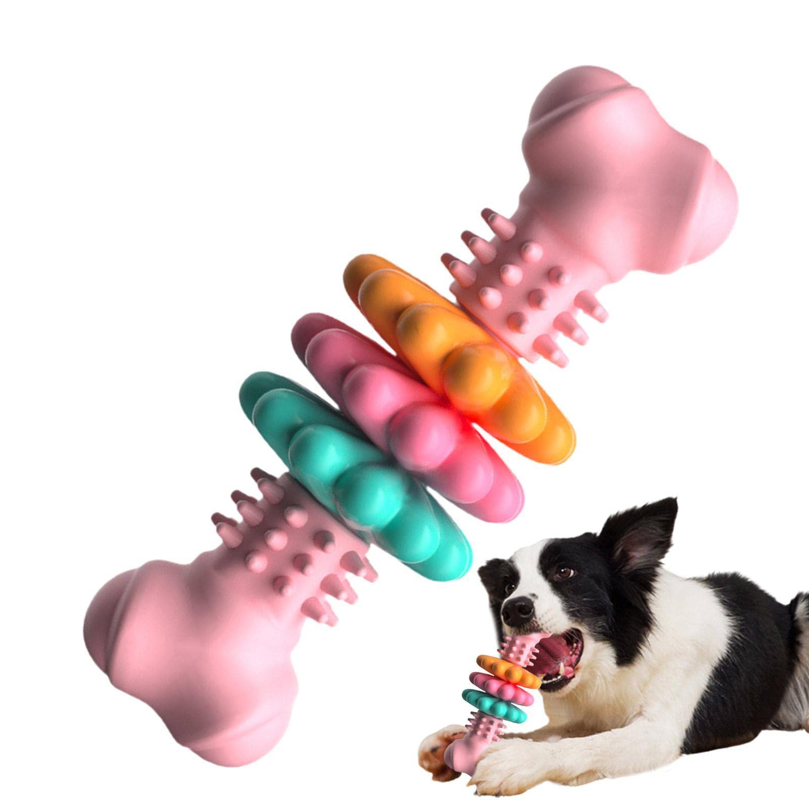 Indestructible TPR Bone Chew Toy for Dogs