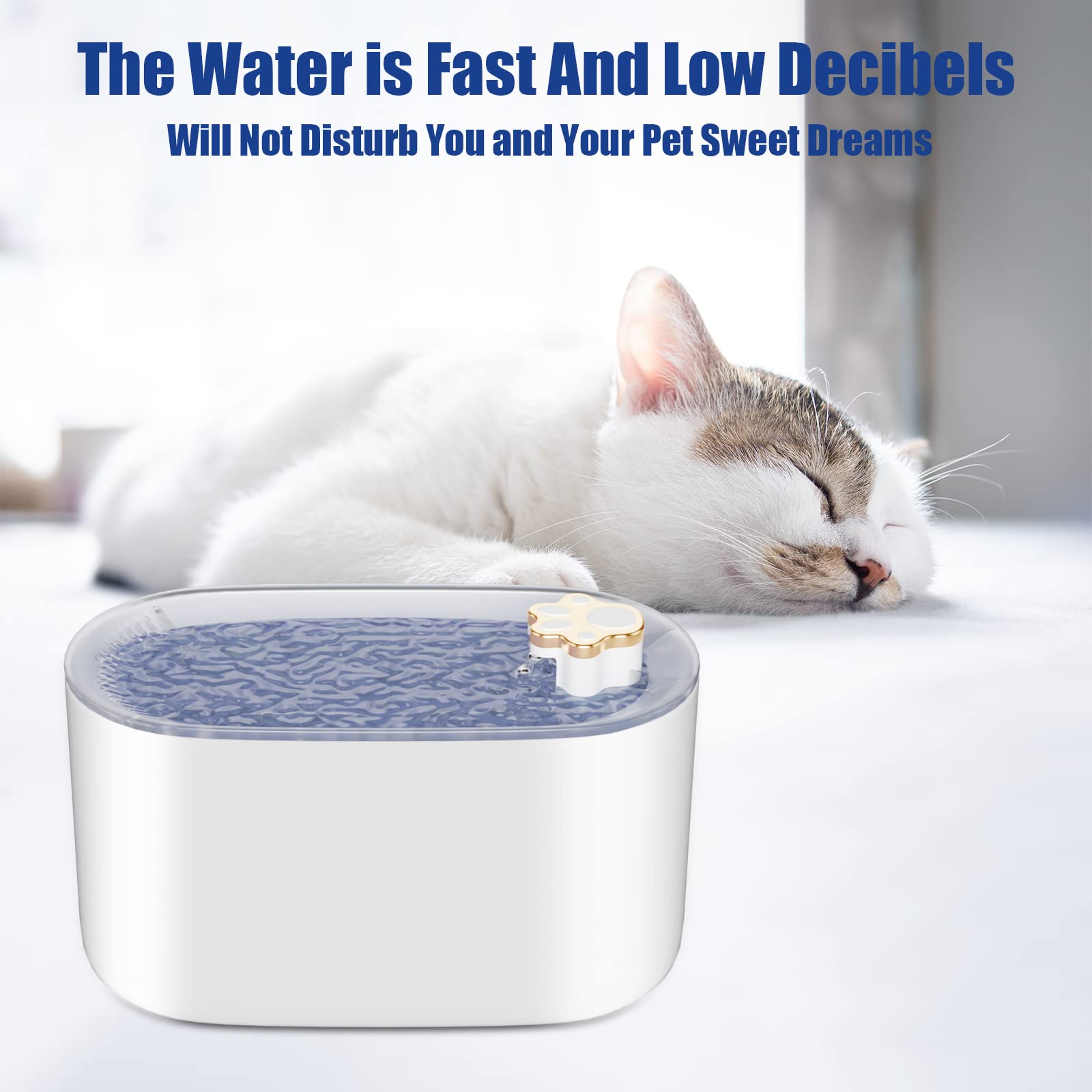 AquaGlow 3L LED Pet Water Fountain