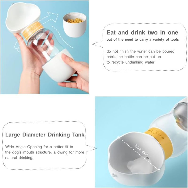 TwistFlow 2-in-1 Dog Walking Water Bottle