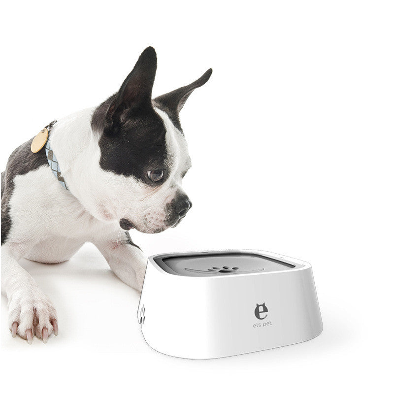 1.5L Anti-Overflow Floating Pet Water Bowl
