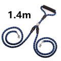 Double-Ended Dog Leash with Collar Attachment