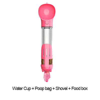 3-in-1 Dog Travel Bottle with Poop Dispenser