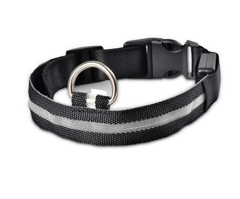 Adjustable LED Glow Collar & Leash for Pets