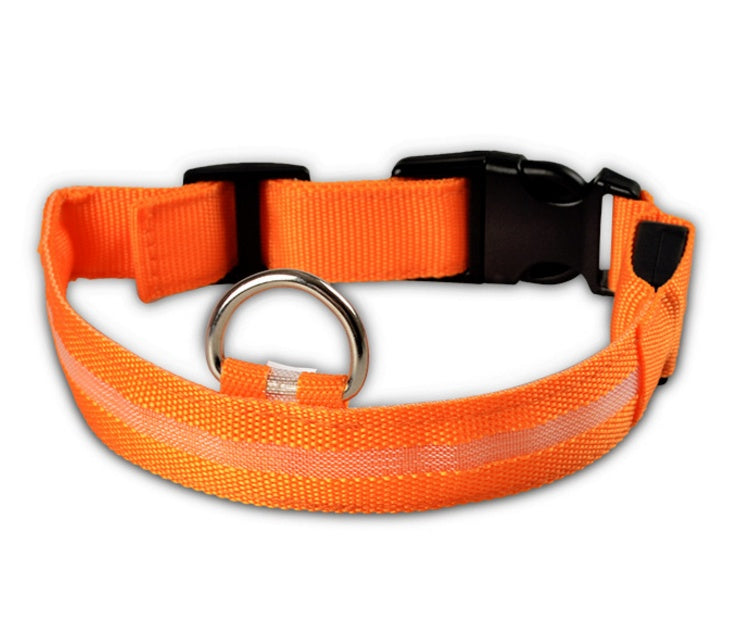 Adjustable LED Glow Collar & Leash for Pets