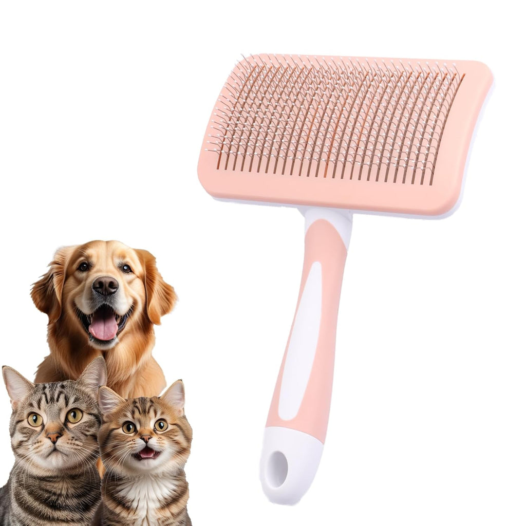 CurvedClean Self-Cleaning Pet Brush