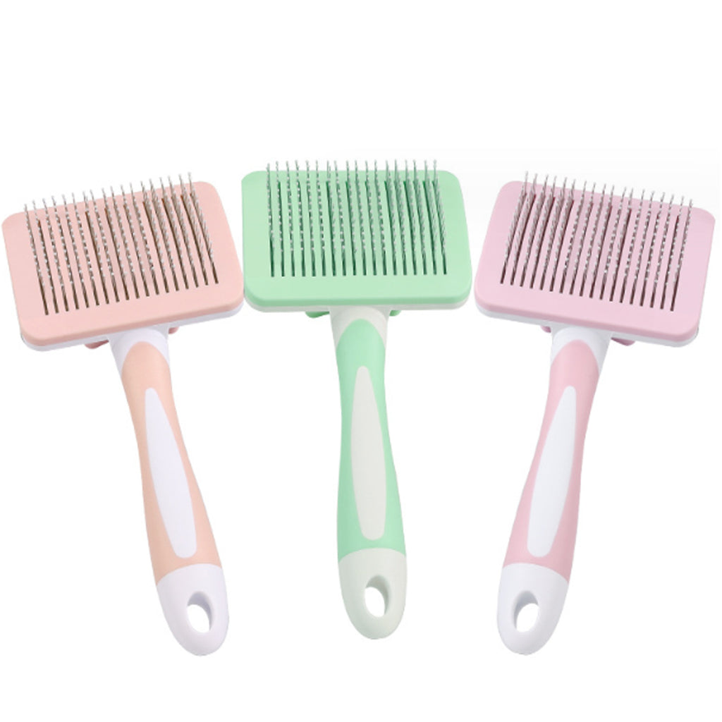 CurvedClean Self-Cleaning Pet Brush