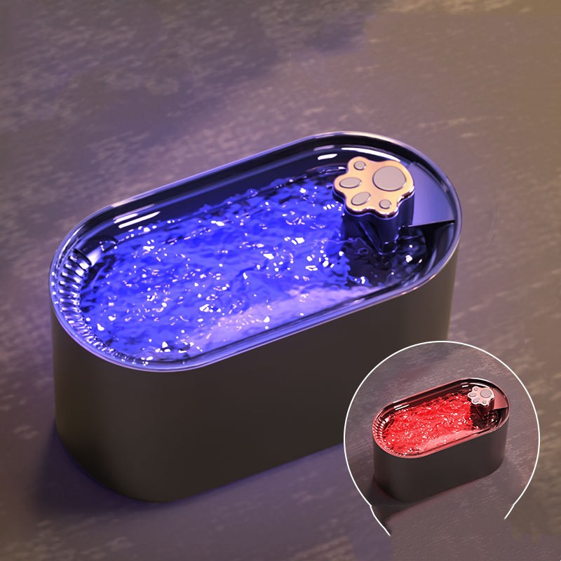 AquaGlow 3L LED Pet Water Fountain