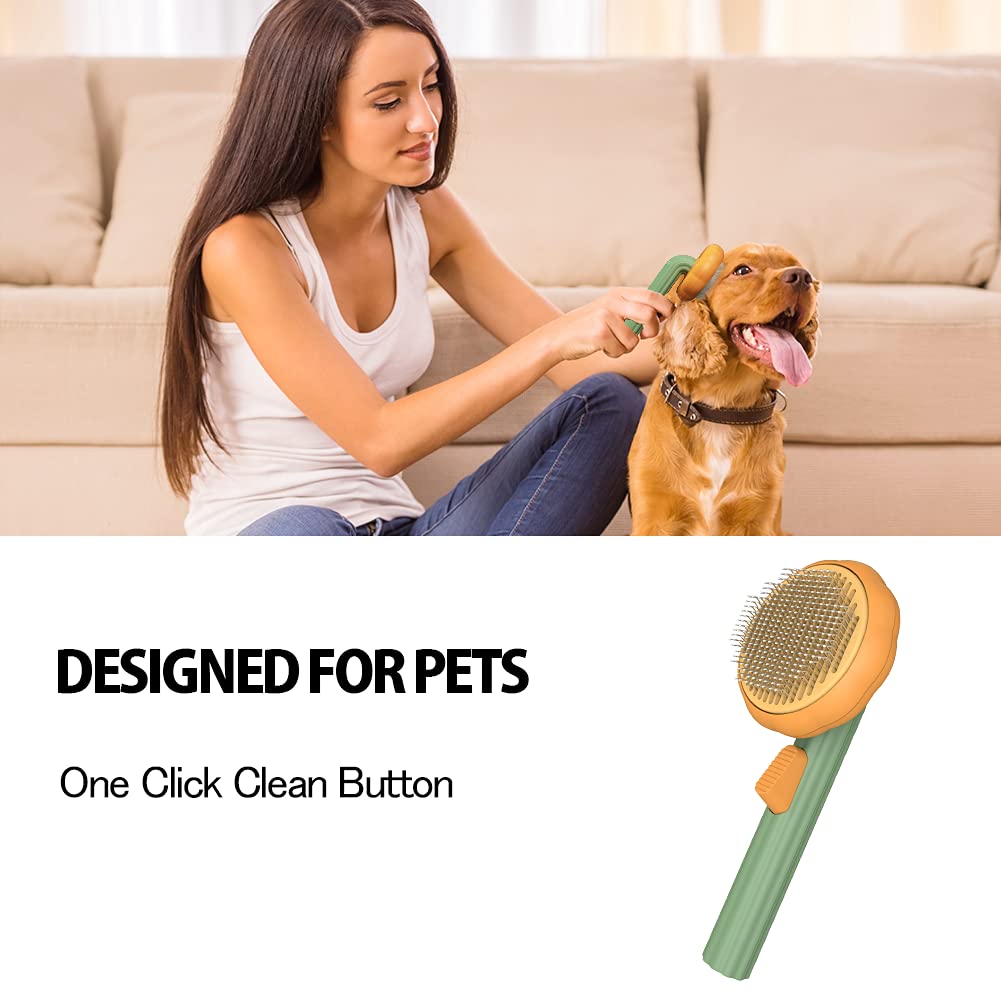 PumpkinPaw Self-Cleaning Slicker Brush