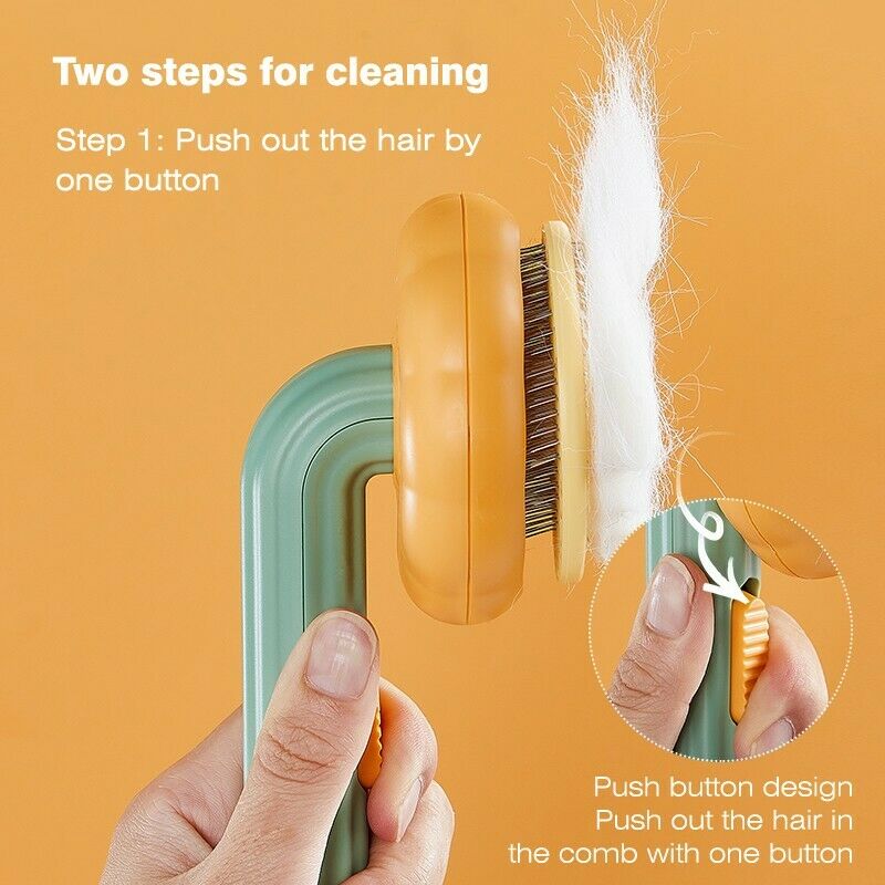 PumpkinPaw Self-Cleaning Slicker Brush