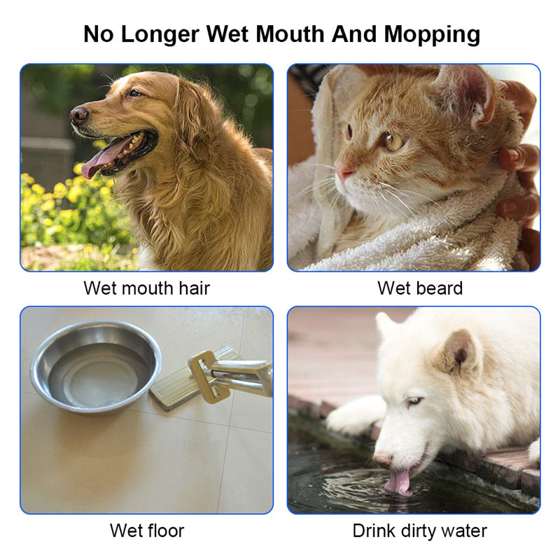 1.5L Anti-Overflow Floating Pet Water Bowl