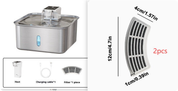 WireFlow Steel Fountain