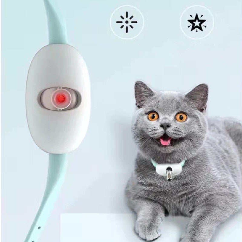 USB Rechargeable Smart Laser Collar Toy for Cats