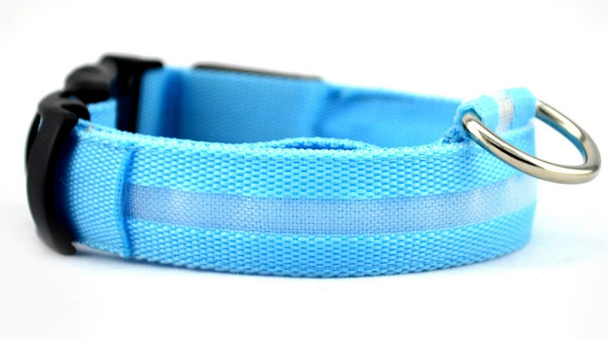 Adjustable LED Glow Collar & Leash for Pets