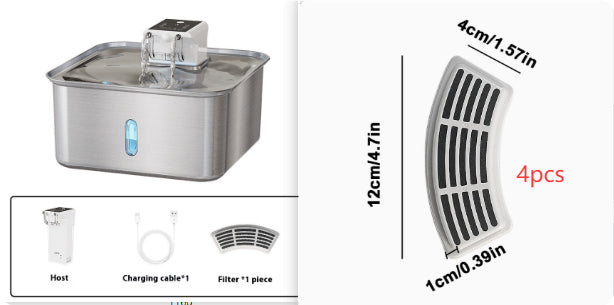 WireFlow Steel Fountain