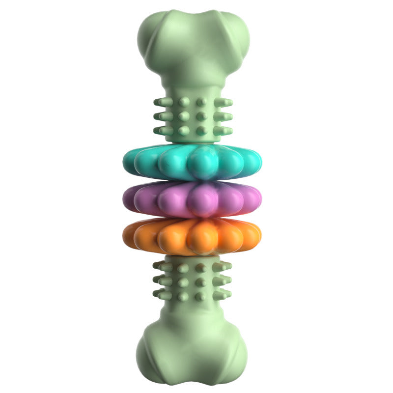 Indestructible TPR Bone Chew Toy for Dogs