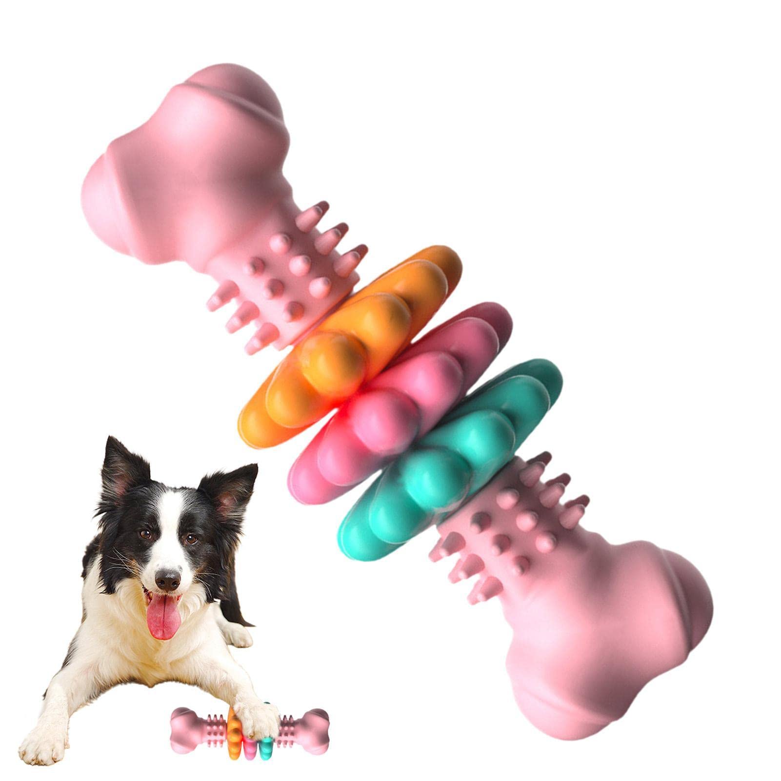 Indestructible TPR Bone Chew Toy for Dogs
