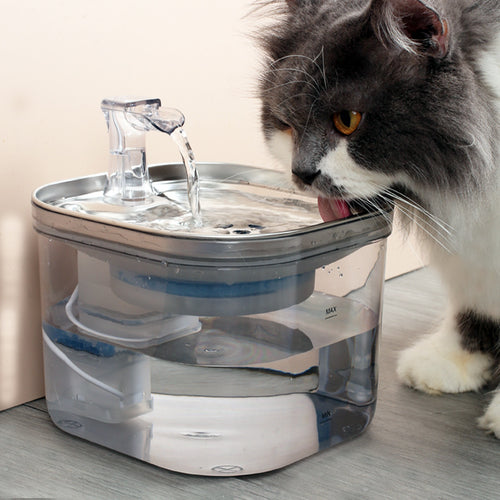 AquaFlow Steel Fountain