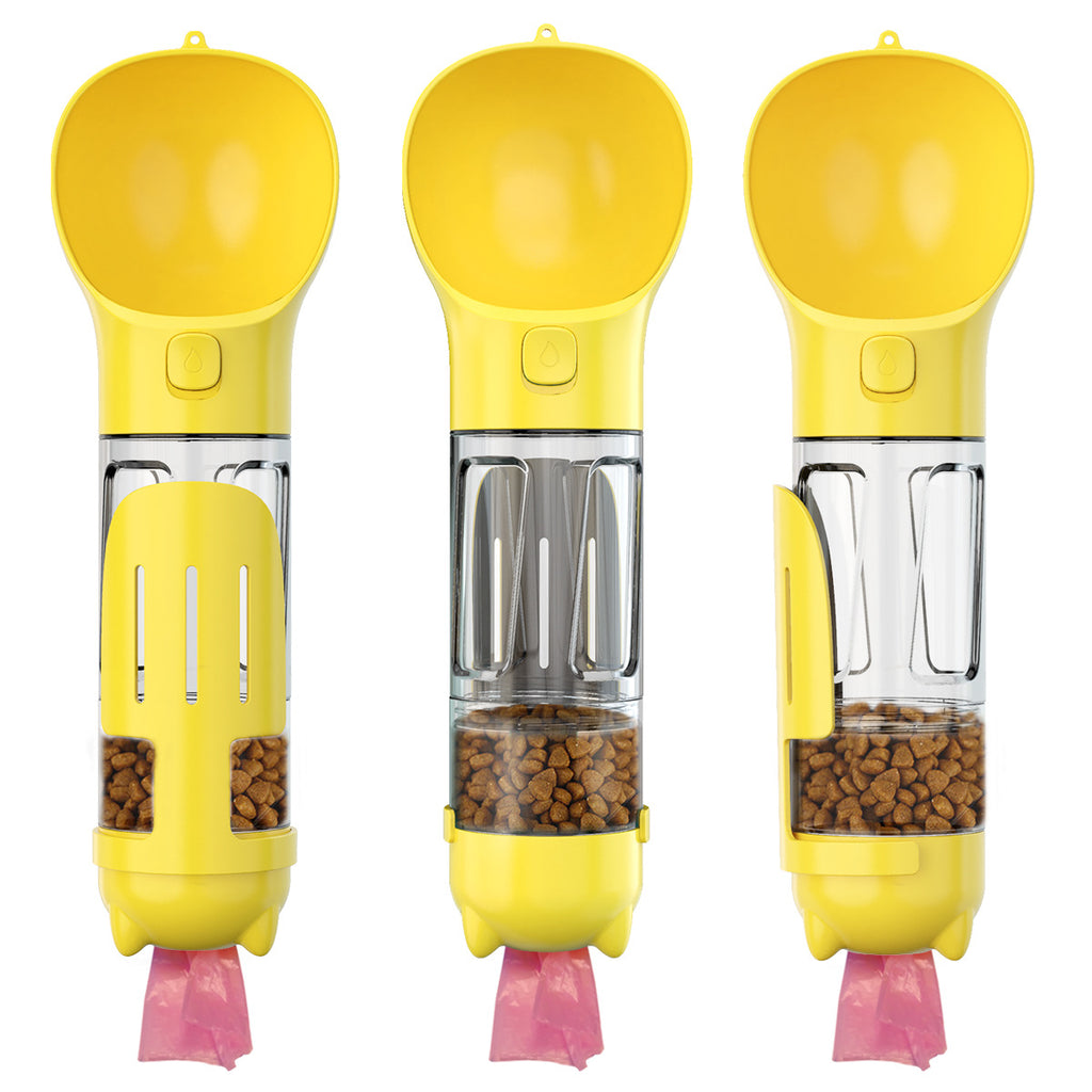 3-in-1 Dog Travel Bottle with Poop Dispenser