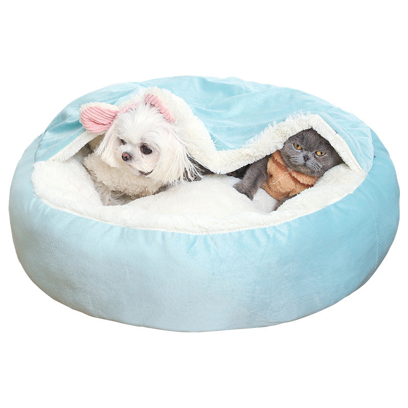 HoodedNest Orthopedic Pet Bed