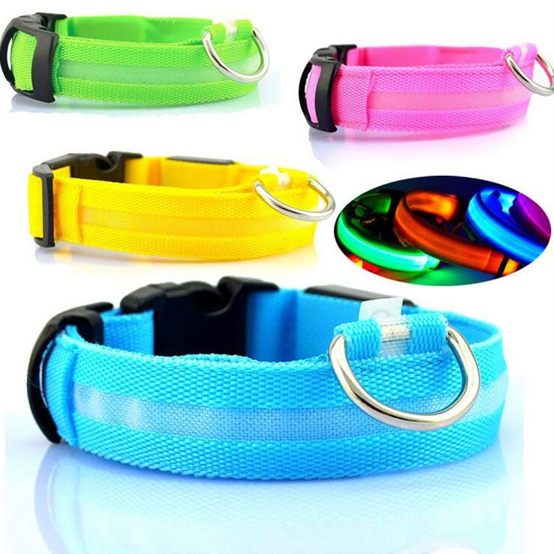 Adjustable LED Glow Collar & Leash for Pets