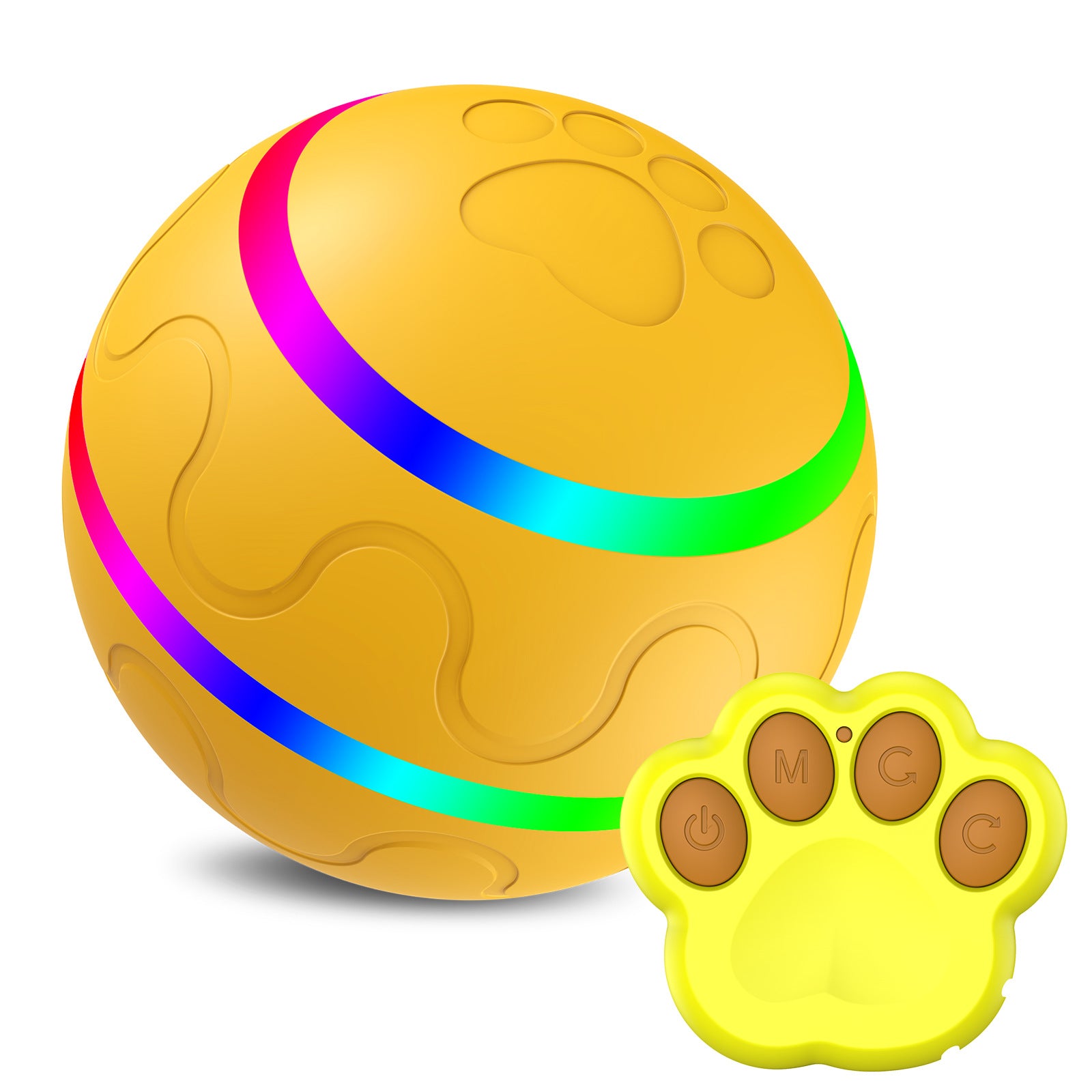 USB Self-Rotating Interactive Ball for Cats
