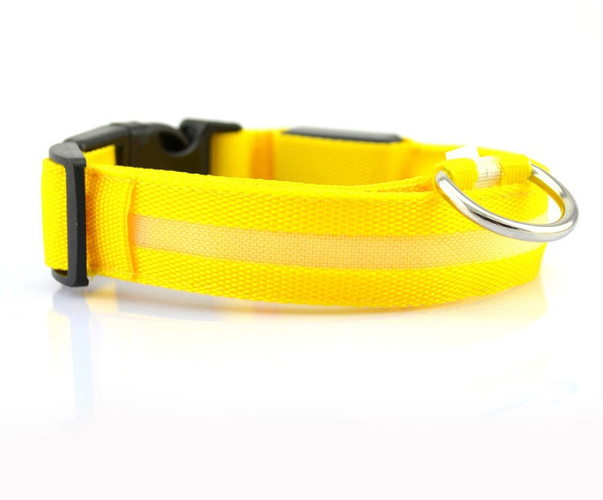 Adjustable LED Glow Collar & Leash for Pets