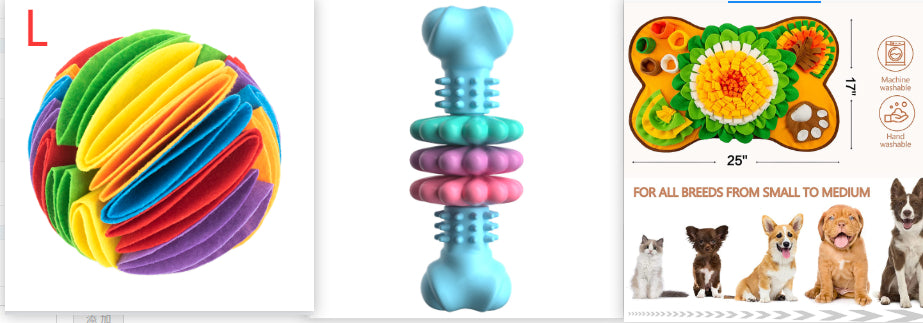 Indestructible TPR Bone Chew Toy for Dogs