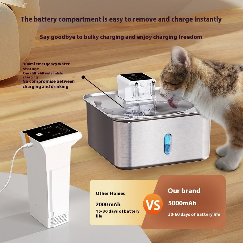 WireFlow Steel Fountain