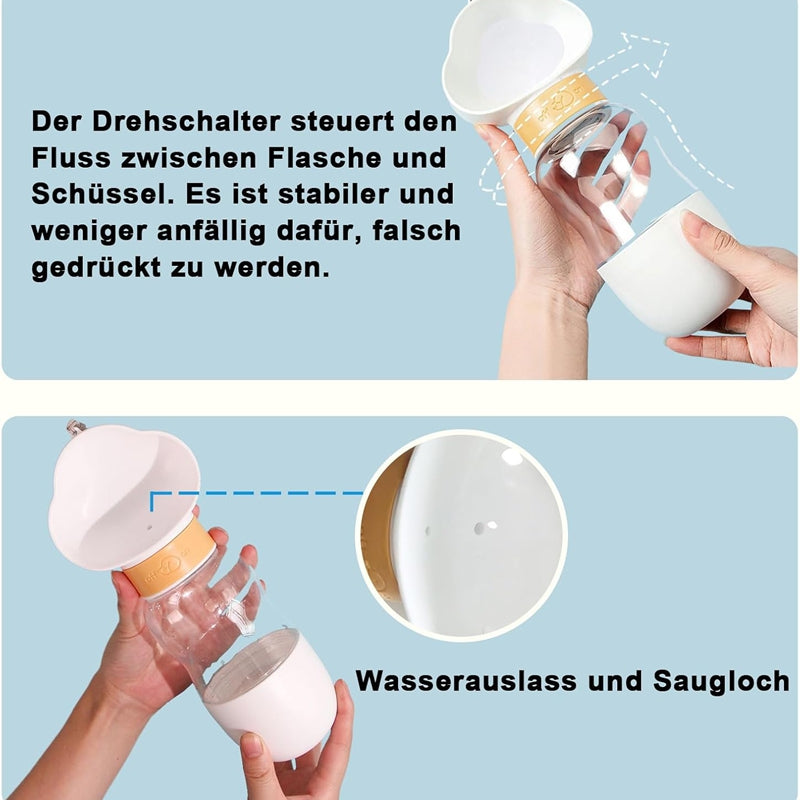 TwistFlow 2-in-1 Dog Walking Water Bottle