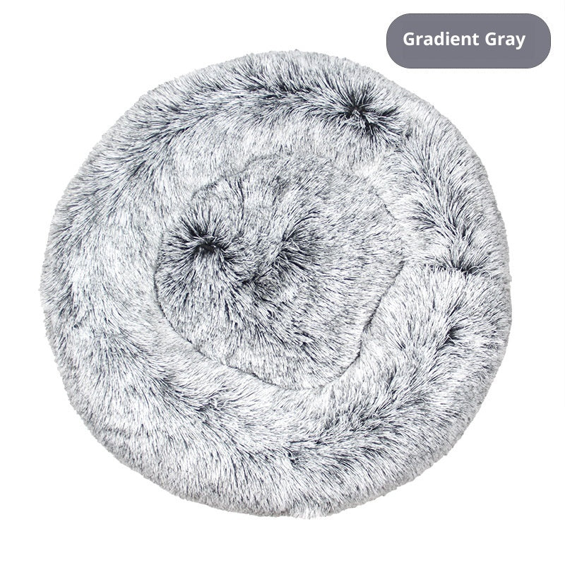 PlushNest Round Pet Bed