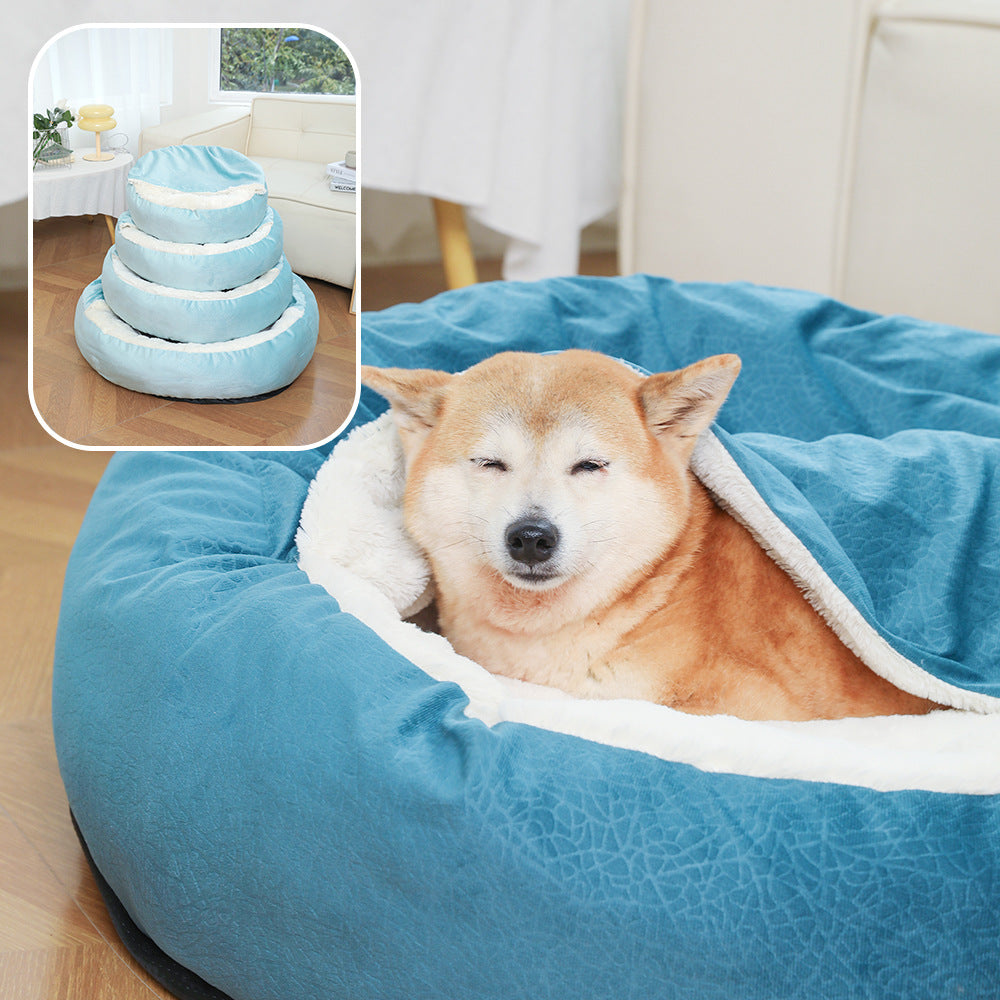 HoodedNest Orthopedic Pet Bed