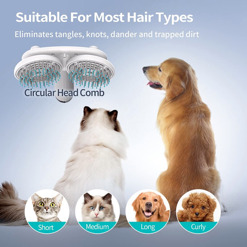 NegaIon Double-Head Pet Brush