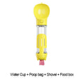 3-in-1 Dog Travel Bottle with Poop Dispenser