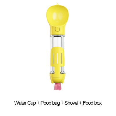 3-in-1 Dog Travel Bottle with Poop Dispenser