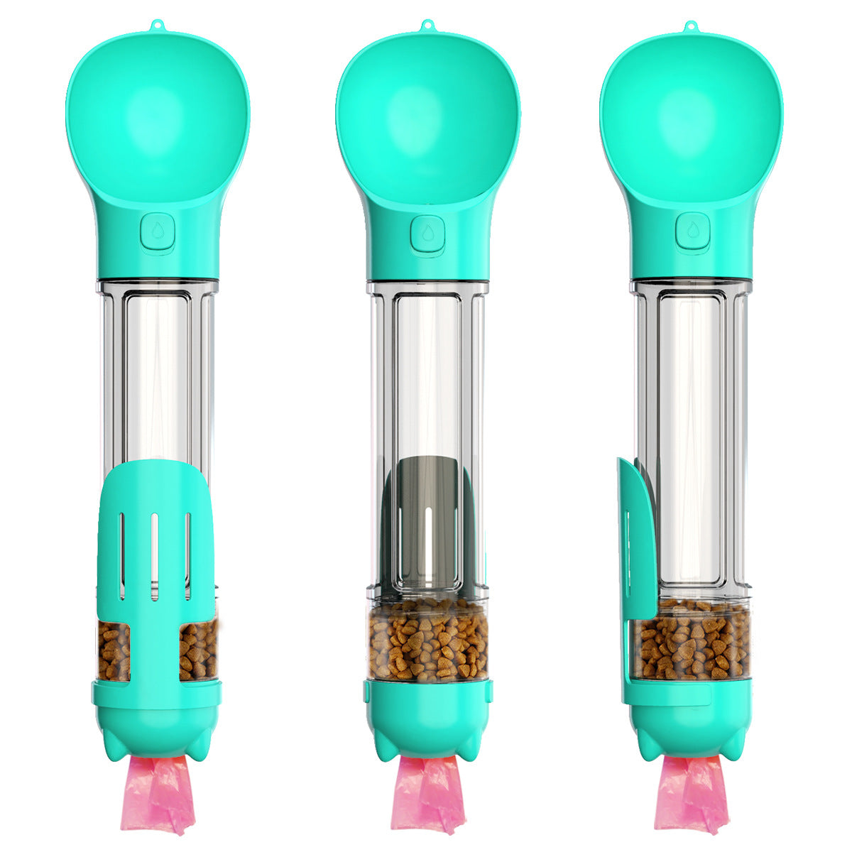 3-in-1 Dog Travel Bottle with Poop Dispenser