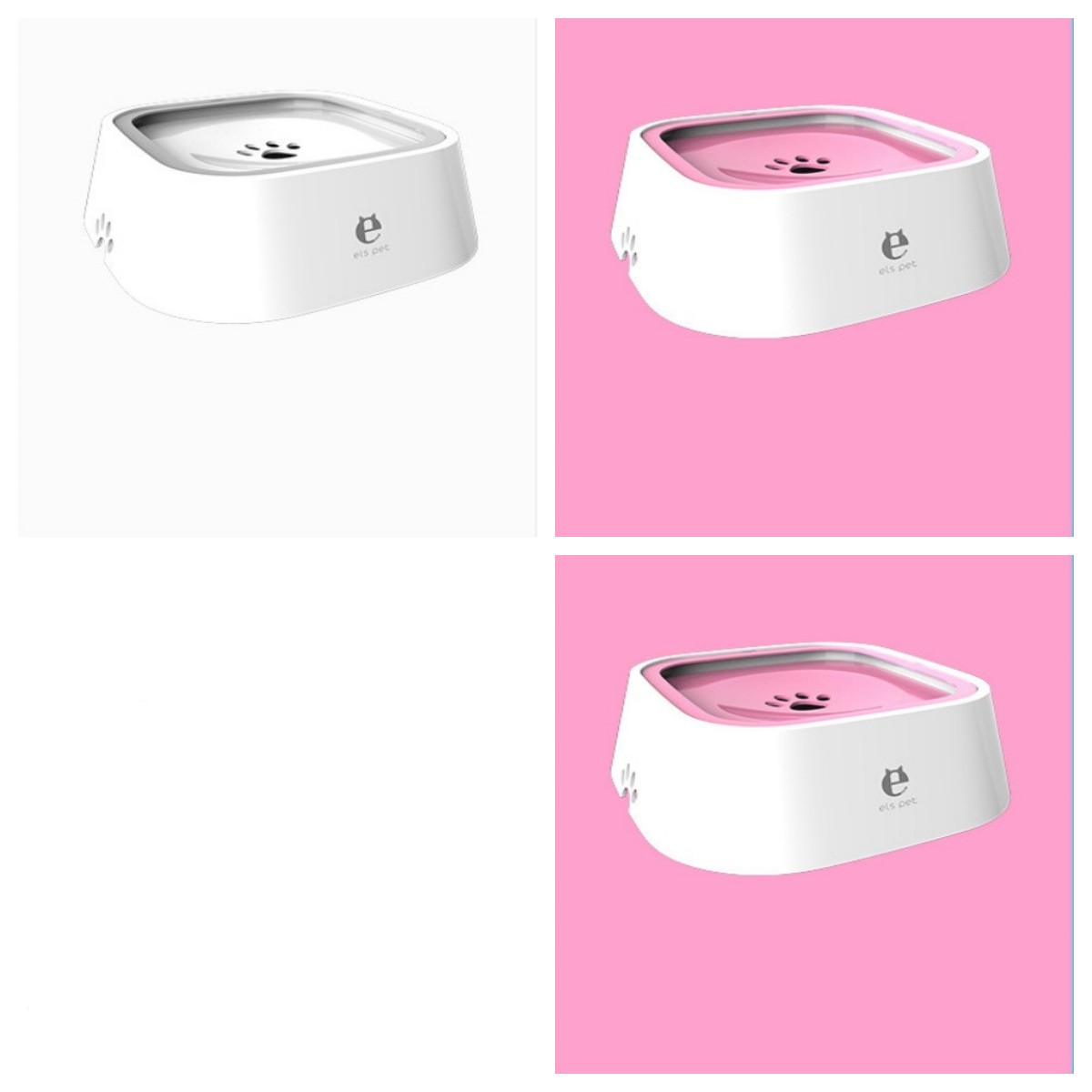 1.5L Anti-Overflow Floating Pet Water Bowl