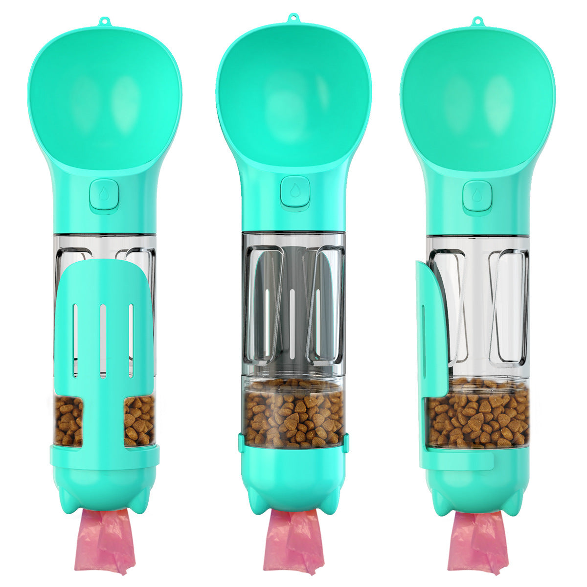 3-in-1 Dog Travel Bottle with Poop Dispenser