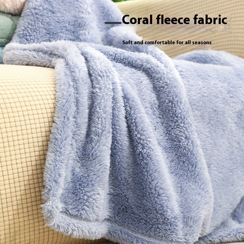 CoralFleece Pet Sleep Blanket