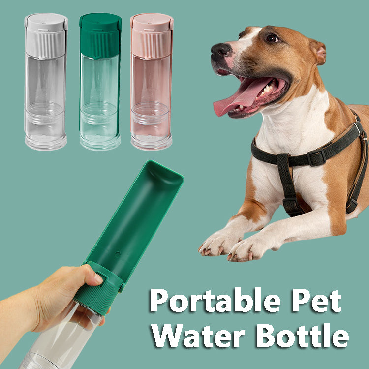 Portable Travel Water Bottle & Bowl for Pets