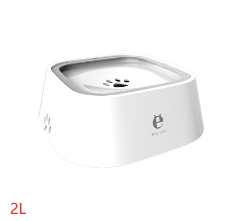 1.5L Anti-Overflow Floating Pet Water Bowl
