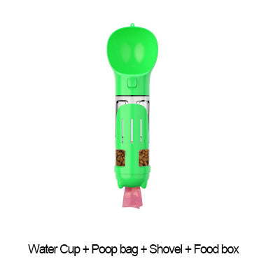 3-in-1 Dog Travel Bottle with Poop Dispenser