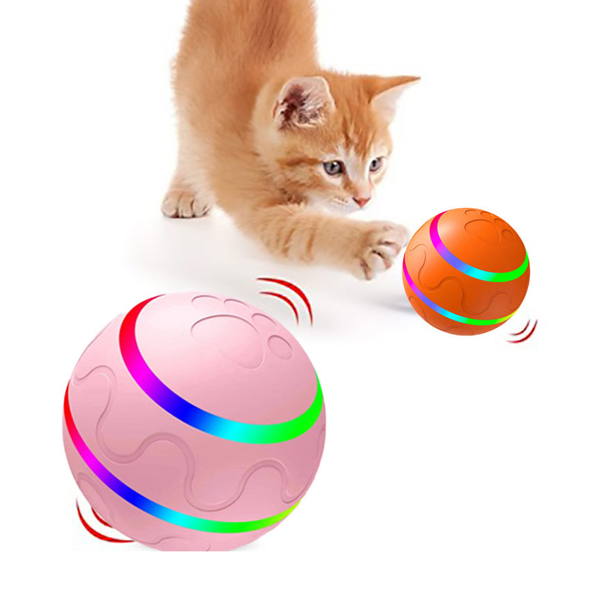 USB Self-Rotating Interactive Ball for Cats