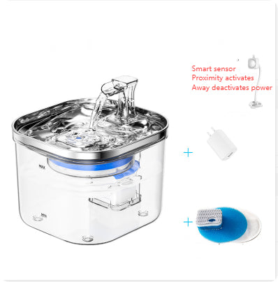 AquaFlow Steel Fountain