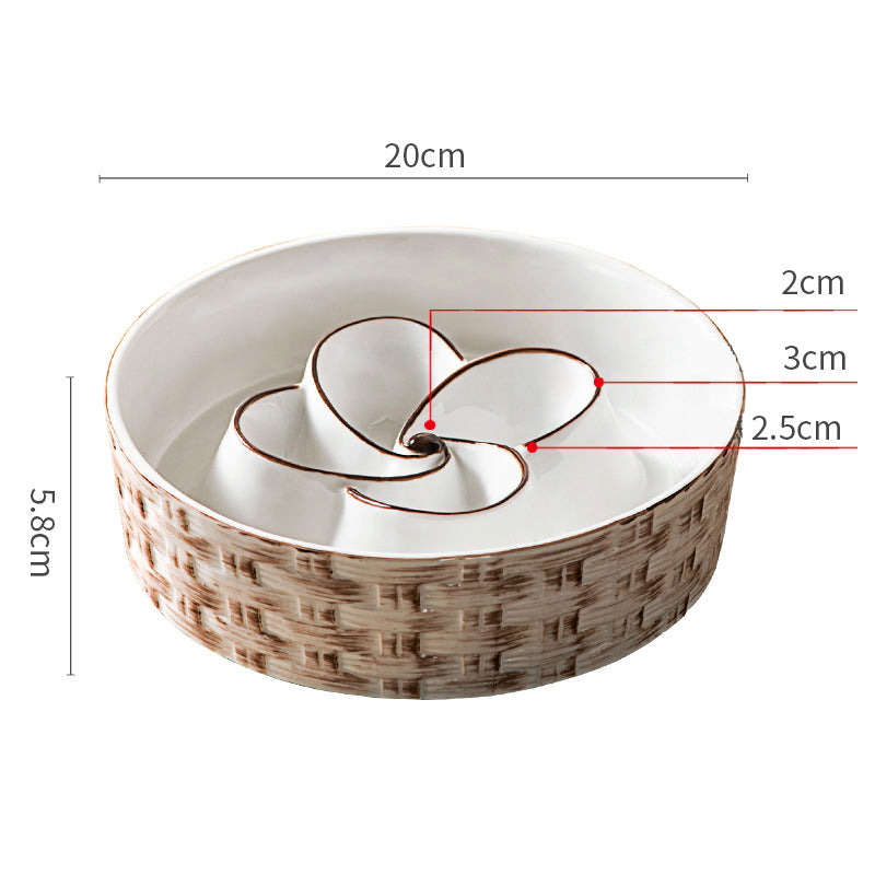 Slow Feeder Dog Bowl