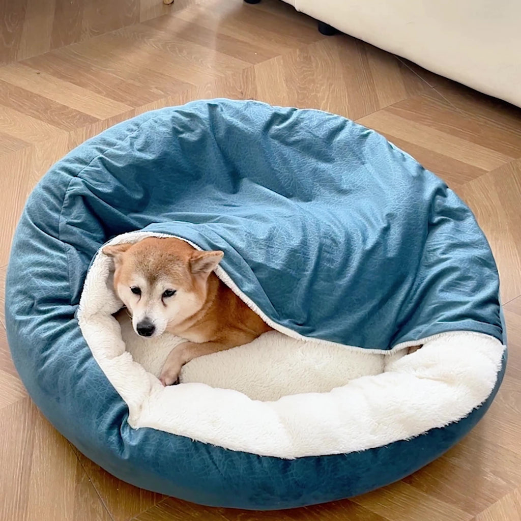 HoodedNest Orthopedic Pet Bed
