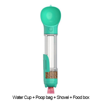 3-in-1 Dog Travel Bottle with Poop Dispenser