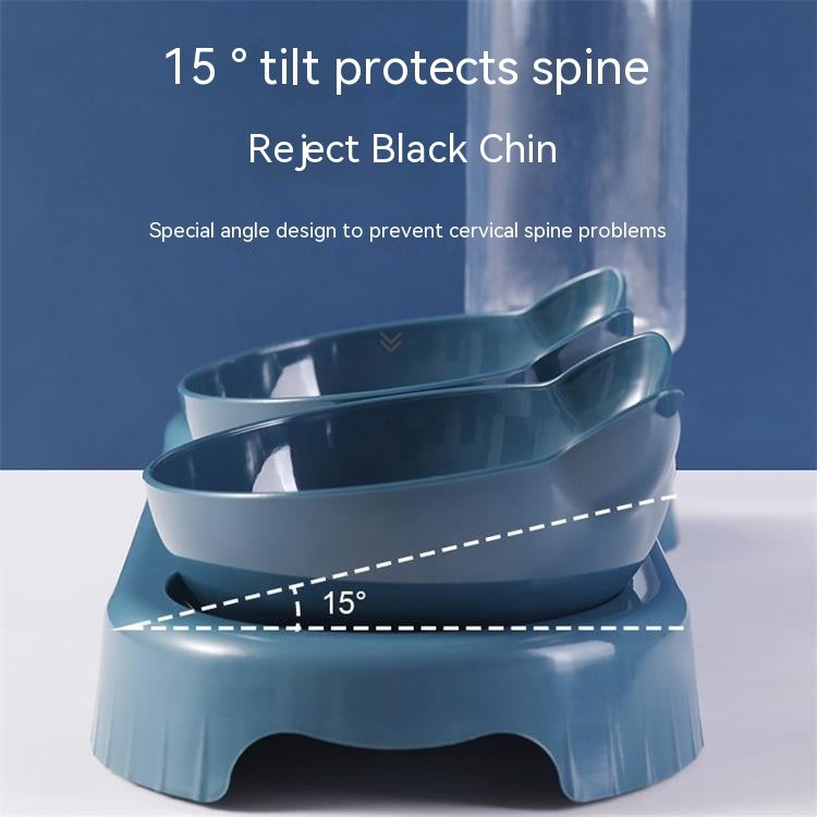 StableFlow Anti-Tip Cat Feeding Bowl