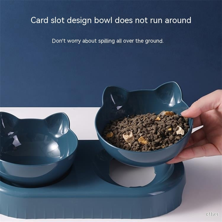 StableFlow Anti-Tip Cat Feeding Bowl